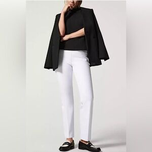 NWT! LOW PRICE! Spanx White Kick Flare Pull On Pants Size L TALL